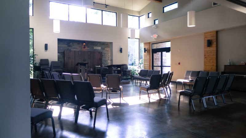 Temple Shalom sanctuary